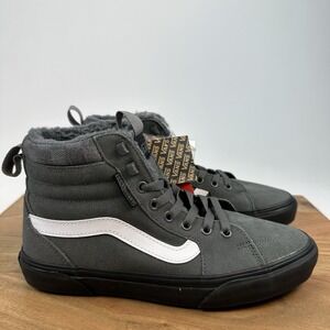 New Mens‎ Vans Filmore Hi Sherpa Suede Skateboarding Sneakers Shoes Size 7 D